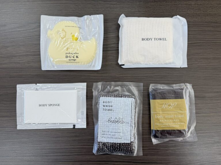 写真：宿泊者から「ボディタオルないんですか？」と聞かれて焦る前に。 白木屋スタッフが本気で使ってみたボディタオル＆ボディスポンジ徹底レビュー